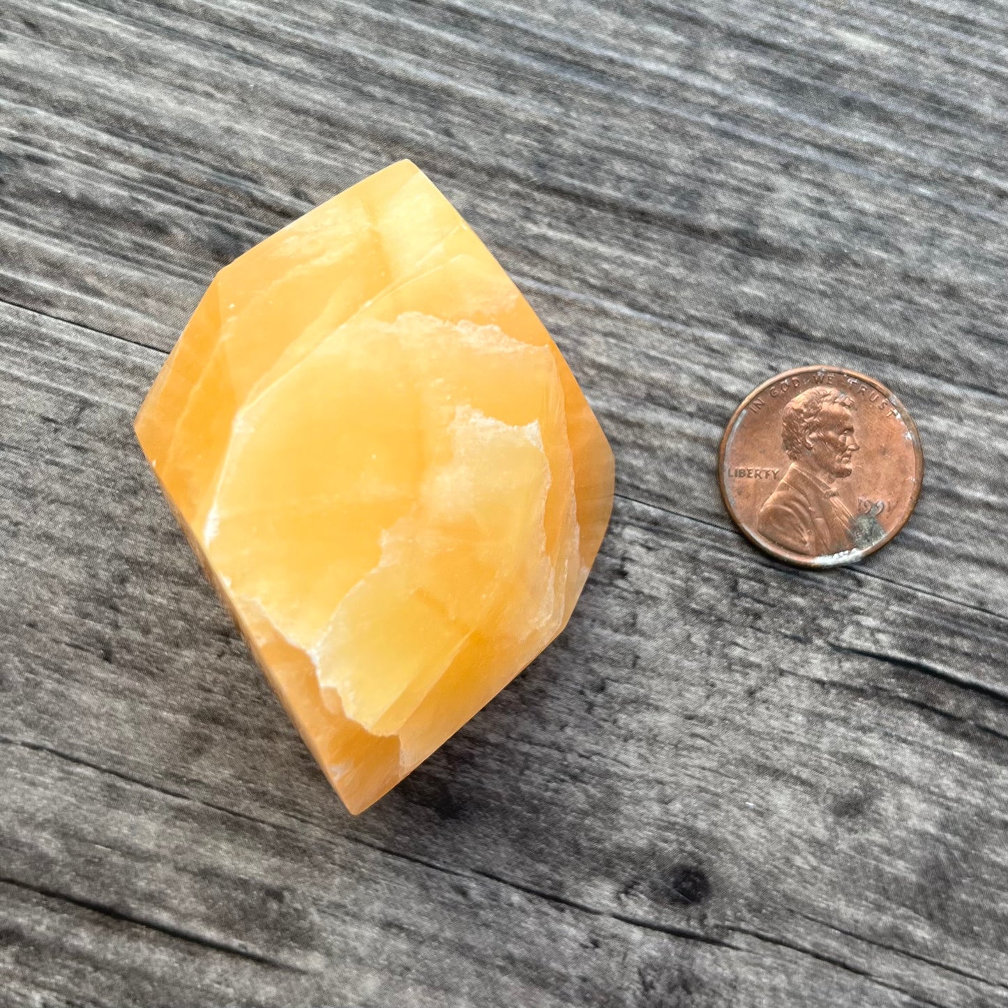 Orange Calcite Freeform